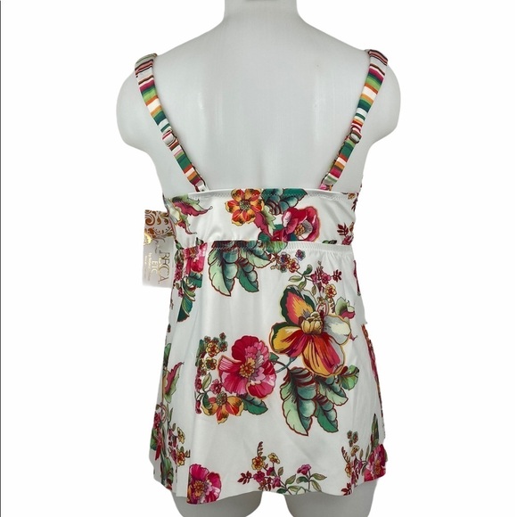 Becca Floral Tankini Swimsuit Top - Picture 2 of 13